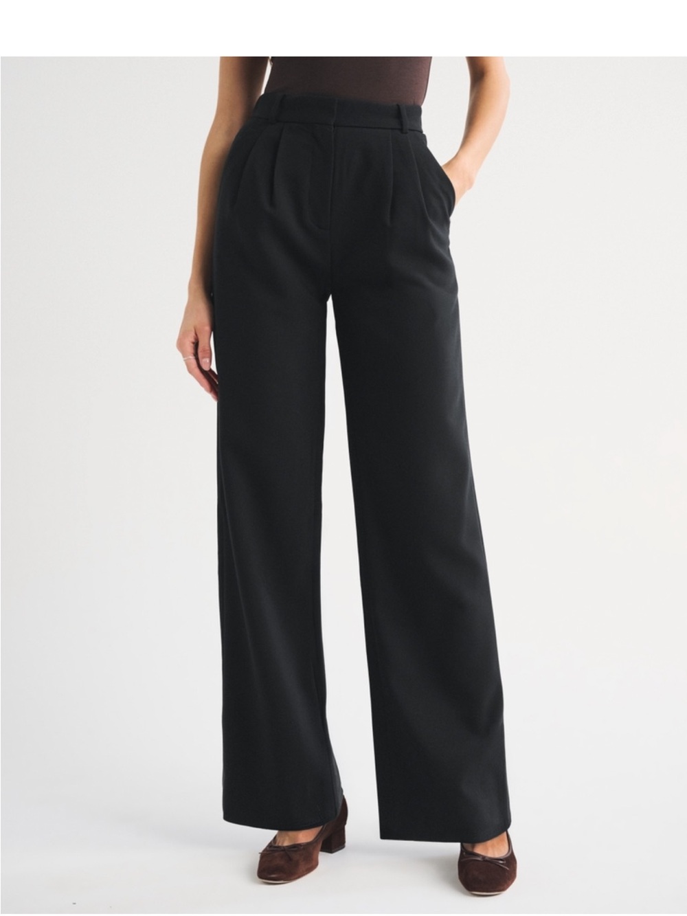 Abercrombie Sloane Tailored Wide Leg Pant